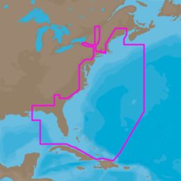 C-MAP 4D NA-D022 - USA East Coast & Bahamas - Full Content