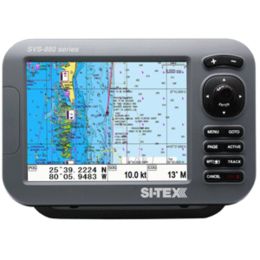 SI-TEX SVS-880C 8 Chartplotter w/Internal GPS Antenna & Navionics+ Card