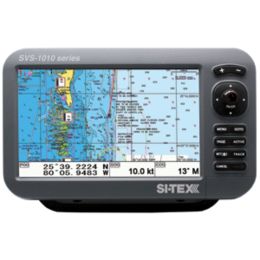 SI-TEX SVS-1010C 10 Chartplotter w/Internal GPS Antenna & Navionics+ Card